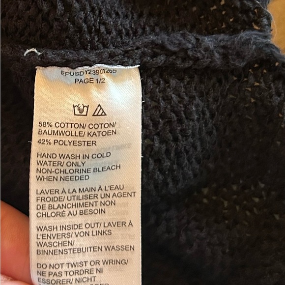 Lord & Taylor Woman Black Lightweight Knit Sweater Size 1X - Picture 9 of 10